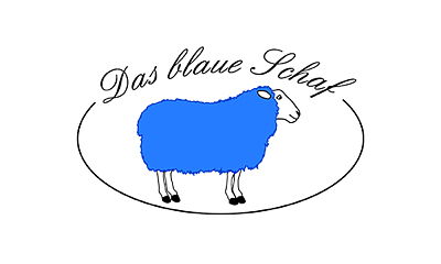 Logo-Design Das blaue Schaf
